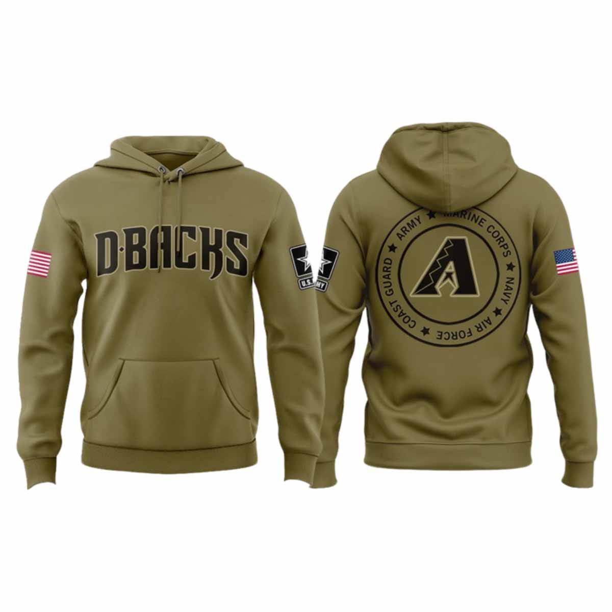 Dbacks Military Appreciation Night 2025 Hoodie Dbacks Military Appreciation Night 2025 Hoodie