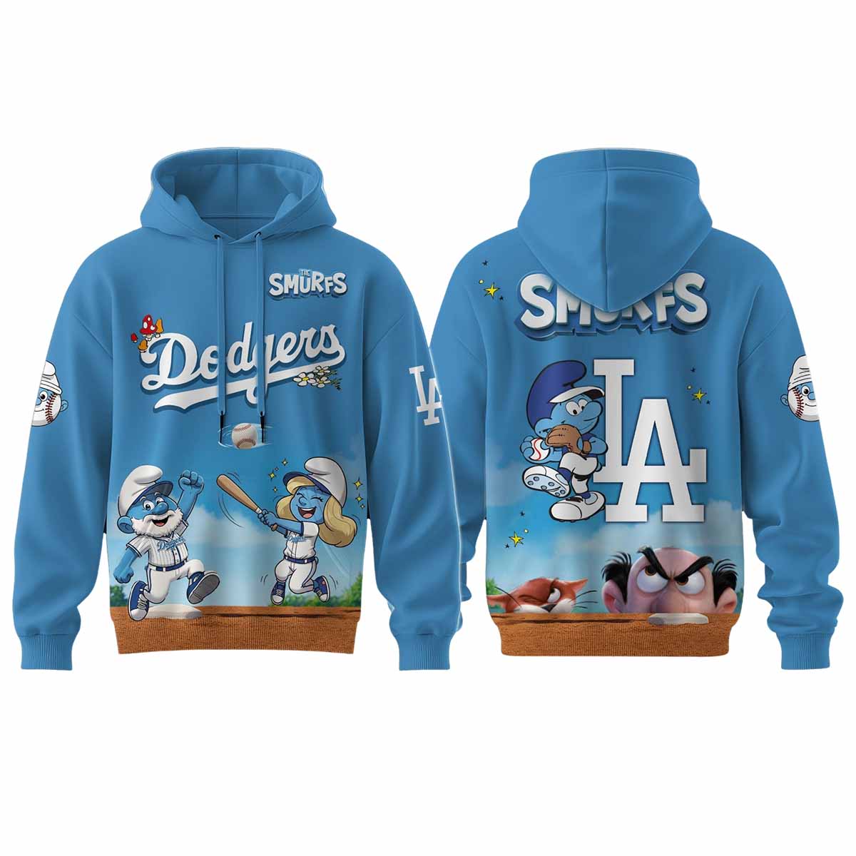 Dodgers The Smurfs 2025 Hoodie Dodgers The Smurfs 2025 Hoodie