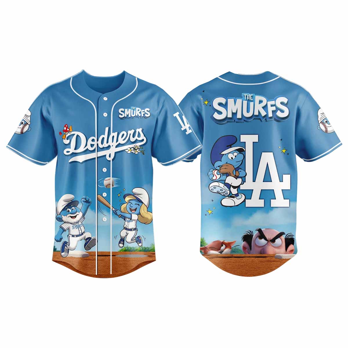 Dodgers The Smurfs 2025 Jersey Dodgers The Smurfs 2025 Jersey