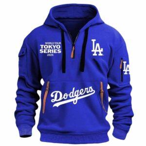 Dodgers World Tour Series 2025 Quarter Zip Hoodie Dodgers World Tour Series 2025 Quarter Zip Hoodie