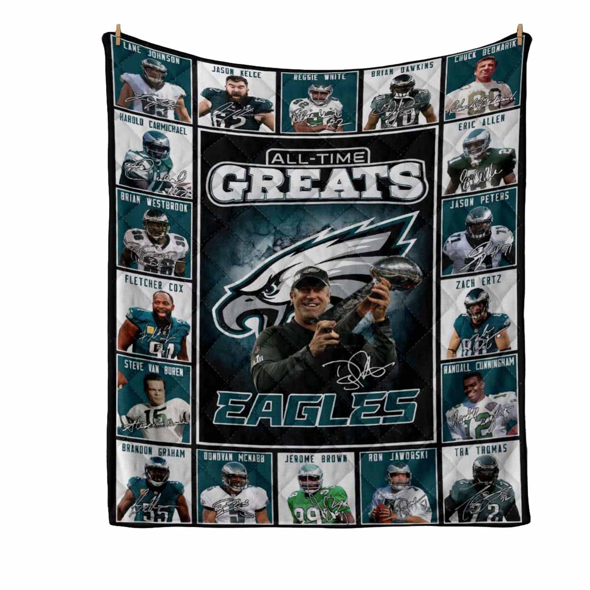 Eagles All Time Greats Super Bowl LIX Blanket Eagles All Time Greats Super Bowl LIX Blanket