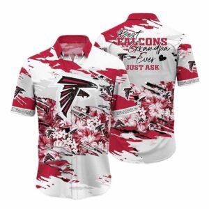 Falcons Best Grandpa Ever Just Ask Hawaiian Shirt Falcons Best Grandpa Ever Just Ask Hawaiian Shirt