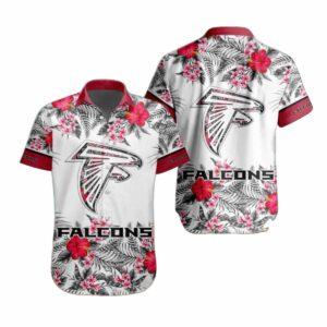 Falcons Tropical Bloom Hawaiian Shirt Falcons Tropical Bloom Hawaiian Shirt