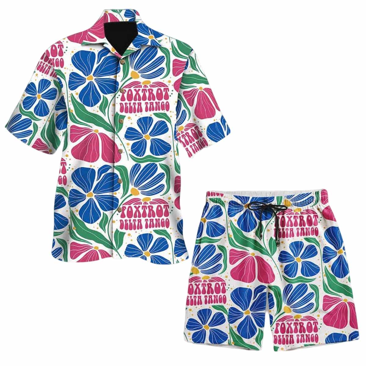 Foxtrot Delta Tango Trump Hawaiian Shirt Foxtrot Delta Tango Trump Hawaiian Shirt