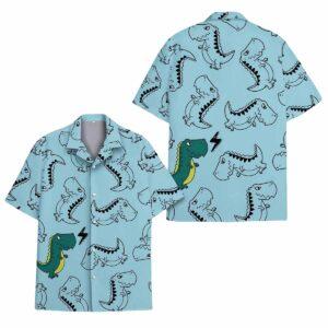 Funny Dinosaur Hawaiian Shirt