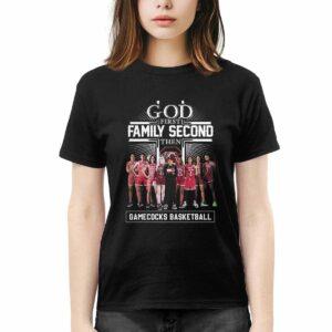 God First Family Second Then Gamecocks Basketball Shirt
