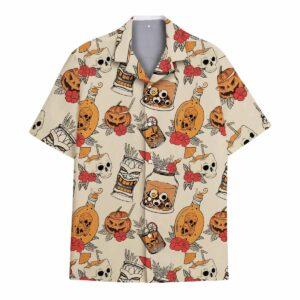 Halloween Tiki Hawaiian Shirt 1 Halloween Tiki Hawaiian Shirt