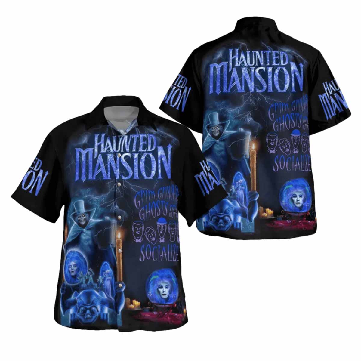 Haunted Mansion Hawaiian Shirt Haunted Mansion Hawaii Shirt