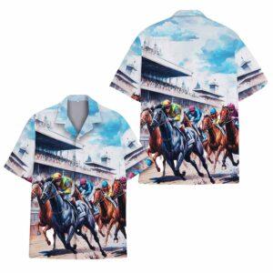 Horse Kentucky Derby Racing Hawaiian Shirt Horse Kentucky Derby Racing Hawaiian Shirt