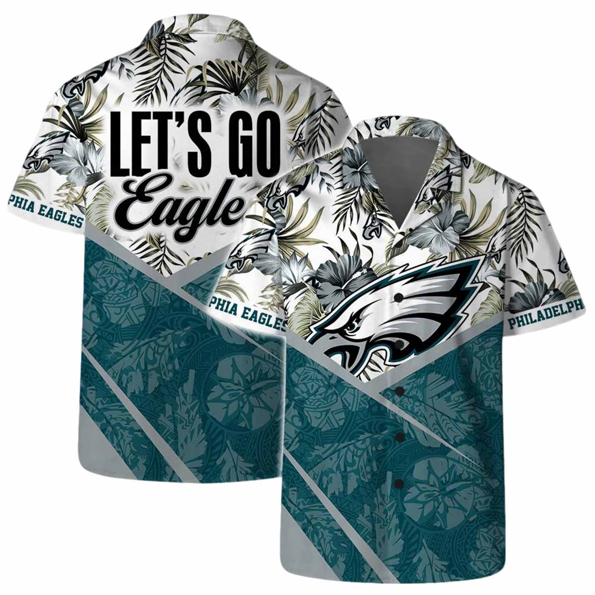Let's Go Eagles Hawaiian Shirt Let's Go Eagles Hawaiian Shirt