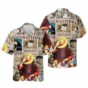 Luffy Straw Hat Hawaiian Shirt