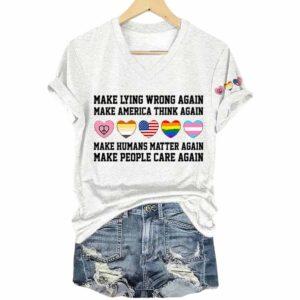 Make Lying Wrong Again Make America Think Again Shirt 1 Make Lying Wrong Again Make America Think Again Shirt