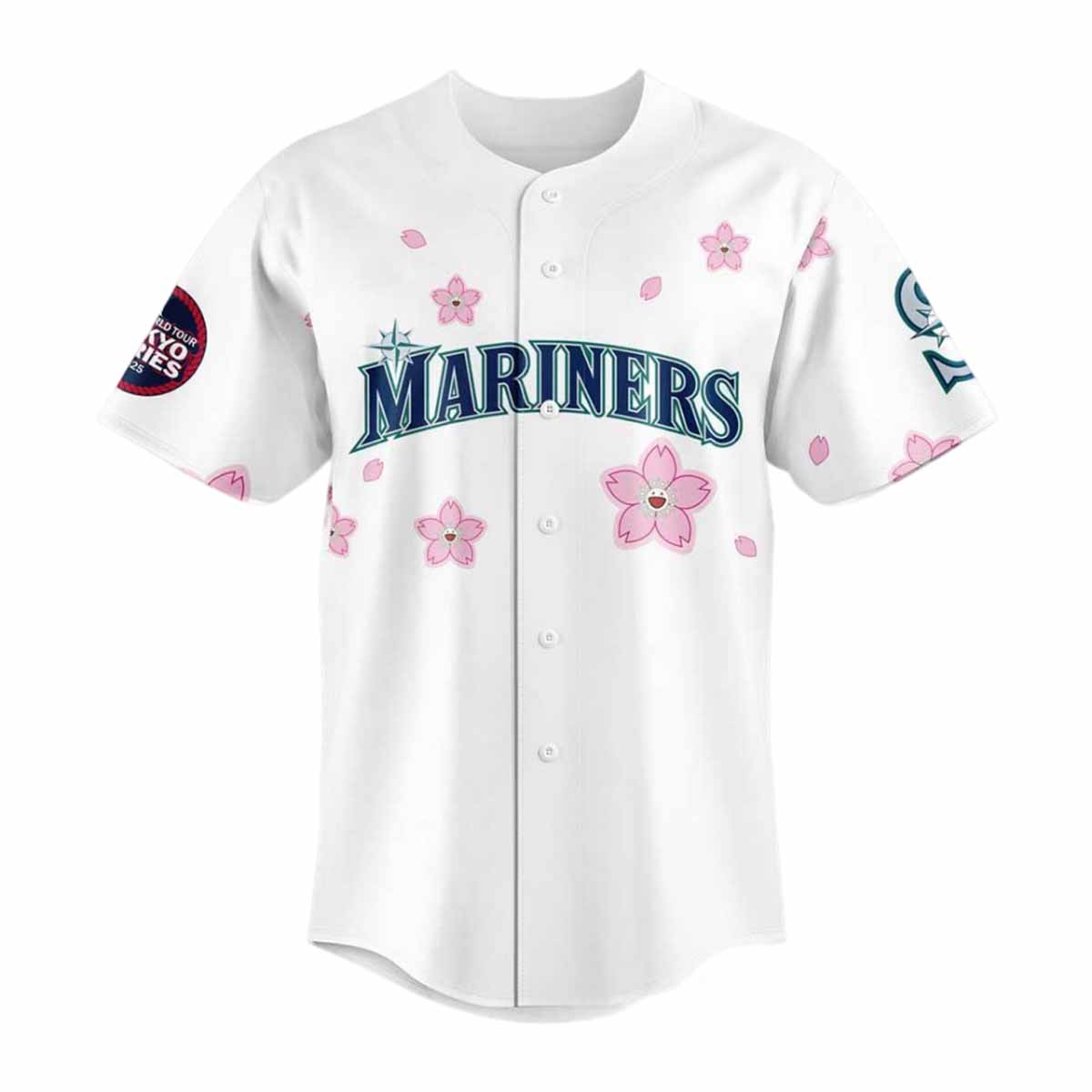 Mariners Takashi Murakami Tokyo Series Baseball Jersey Mariners Takashi Murakami Tokyo Series Baseball Jersey