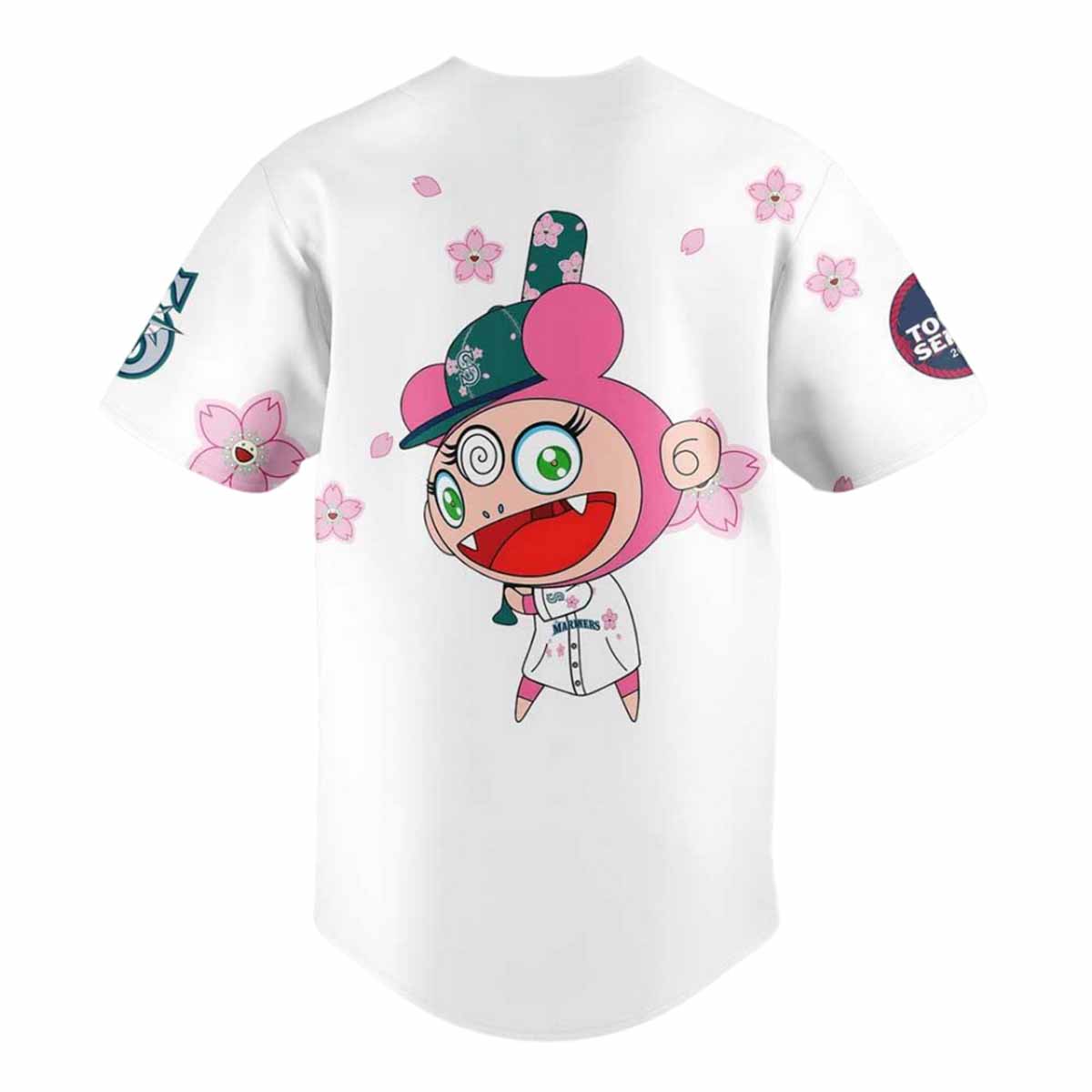 Mariners Takashi Murakami Tokyo Series Baseball Jersey Mariners Takashi Murakami Tokyo Series Baseball Jersey