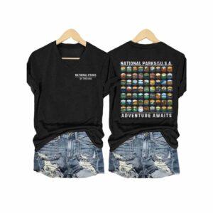 National Parks Of The USA Adventure Awaits Shirt