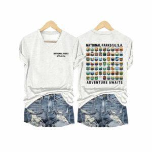 National Parks Of The USA Adventure Awaits Shirt