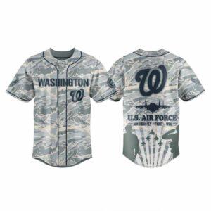 Nationals x Veteran US Air Force 2025 Baseball Jersey Nationals x Veteran US Air Force 2025 Baseball Jersey