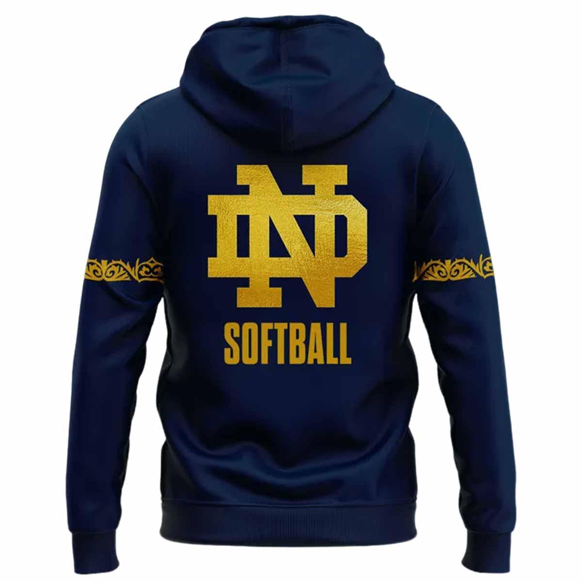 Notre Dame Softball Hoodie Notre Dame Softball Hoodie