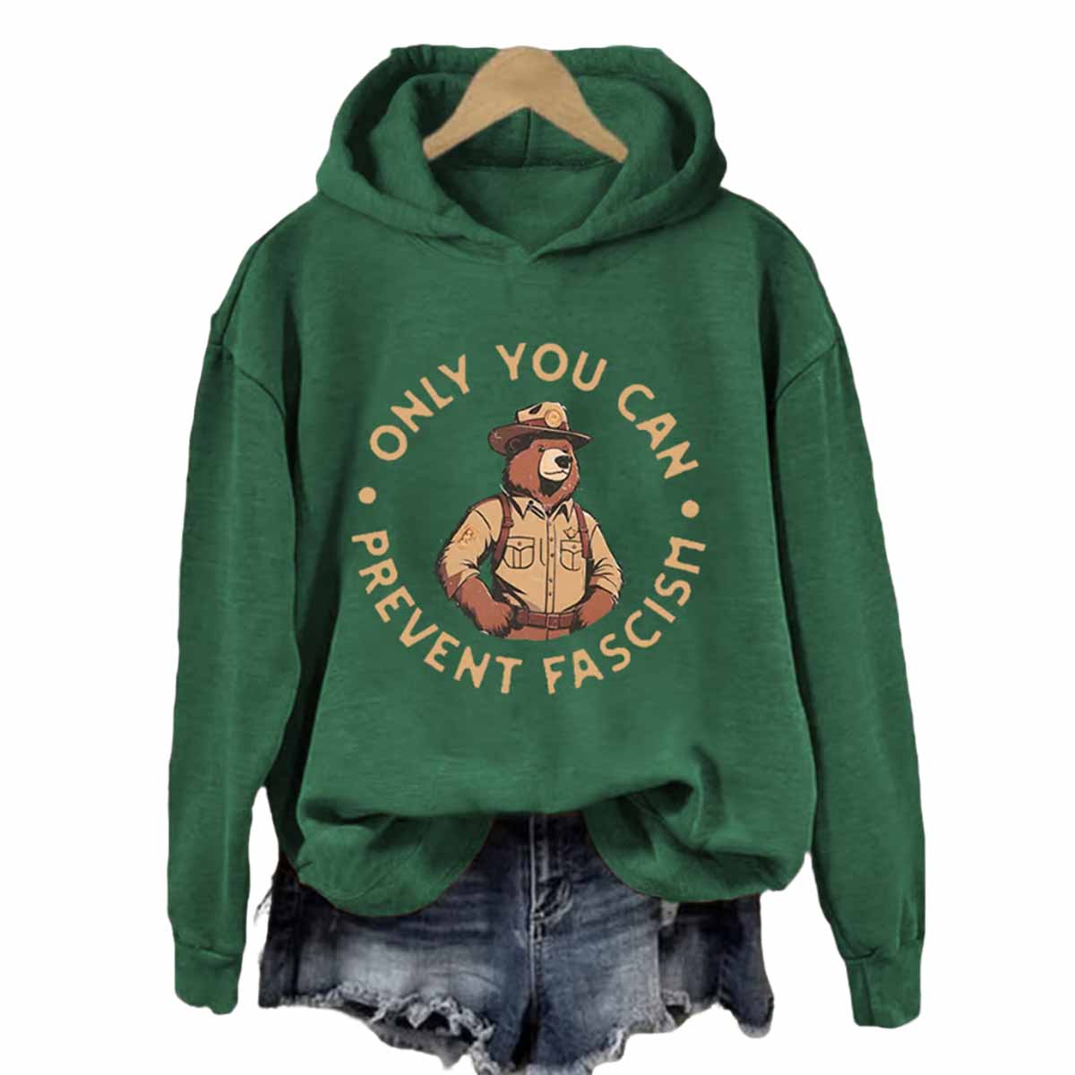Only You Can Prevent Fascism Hoodie Only You Can Prevent Fascism Hoodie