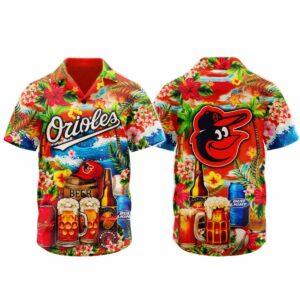 Orioles Summer Sun’s Out Beer’s Out Hawaiian Shirt Orioles Summer Sun’s Out Beer’s Out Hawaiian Shirt