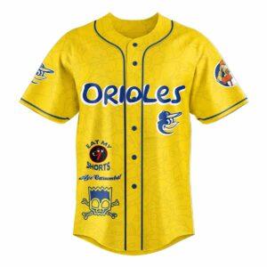 Orioles The Simpsons 2025 Baseball Jersey Orioles The Simpsons 2025 Baseball Jersey