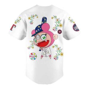 Rangers Takashi Murakami World Tour Tokyo Series 2025 Jersey1
