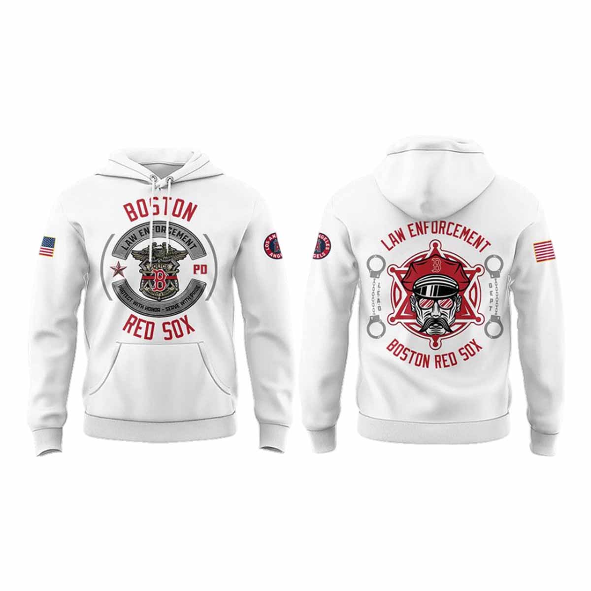 Red Sox Law Enforcement Appreciation Day 2025 Hoodie Red Sox Law Enforcement Appreciation Day 2025 Hoodie