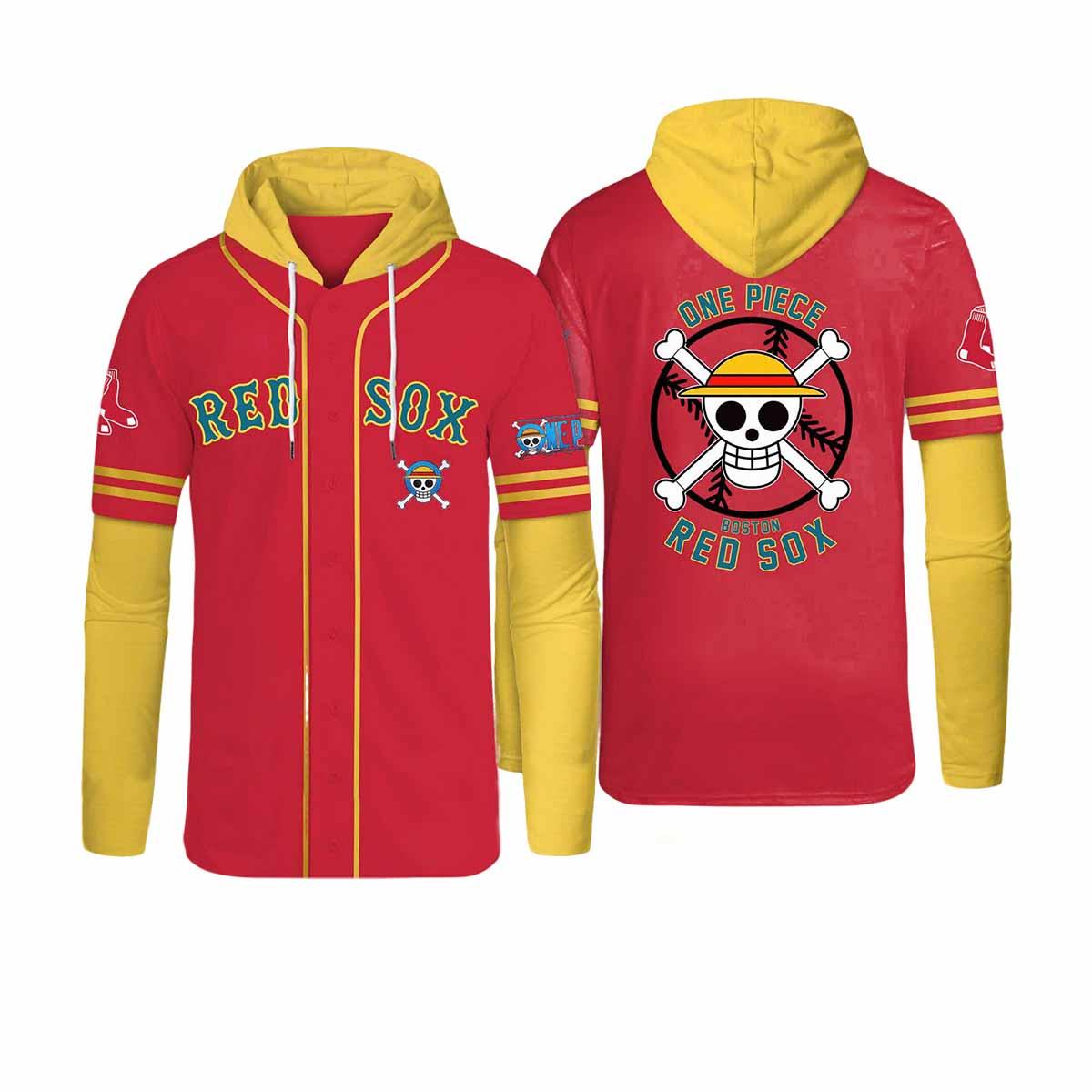 Red Sox One Piece 2025 Hoodie Jersey Red Sox One Piece 2025 Hoodie Jersey