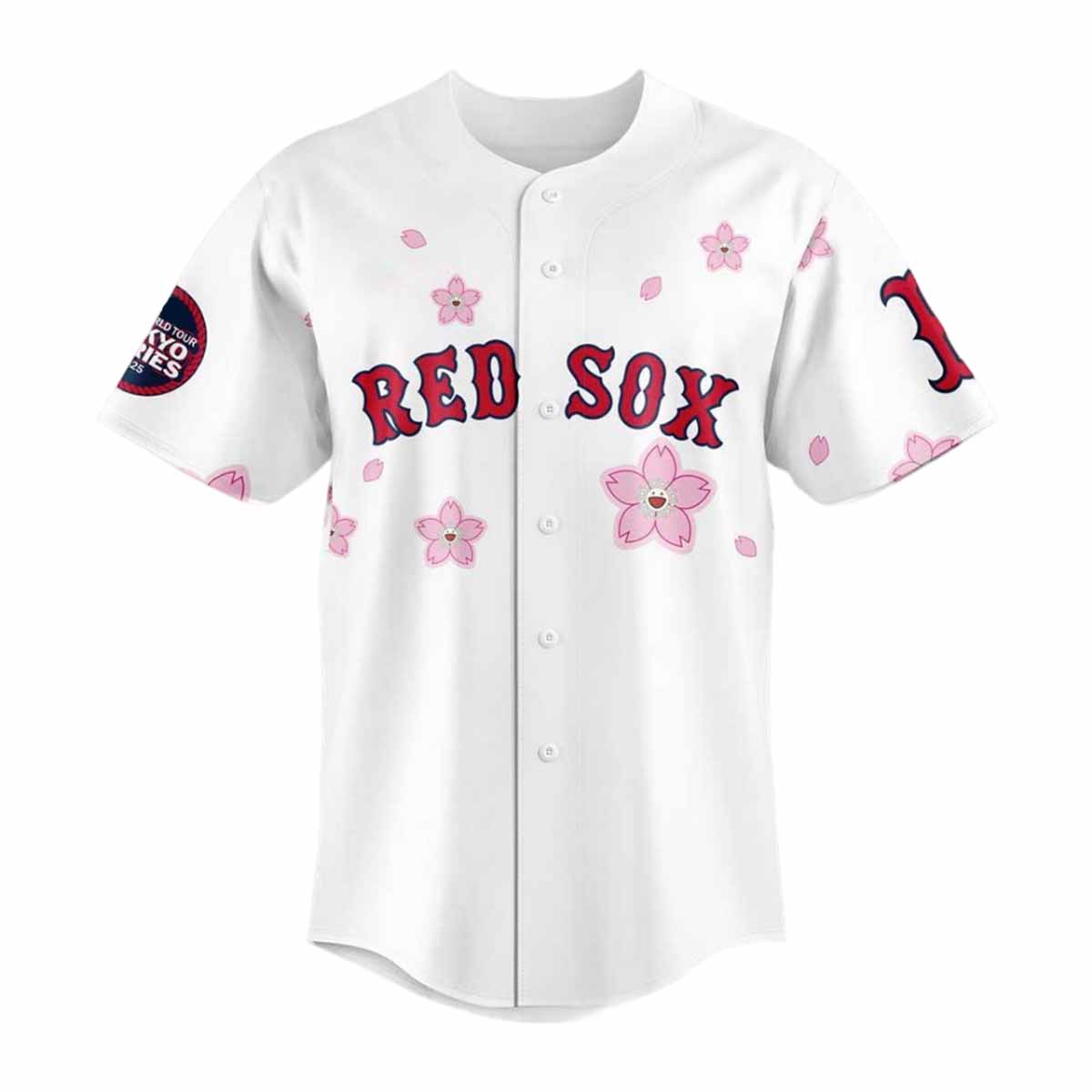 Red Sox Takashi Murakami Tokyo Series Baseball Jersey Red Sox Takashi Murakami Tokyo Series Baseball Jersey