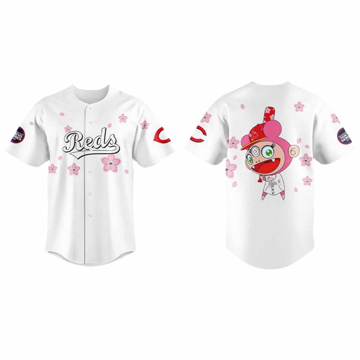 Reds Takashi Murakami Tokyo Series 2025 Jersey Reds Takashi Murakami Tokyo Series 2025 Jersey