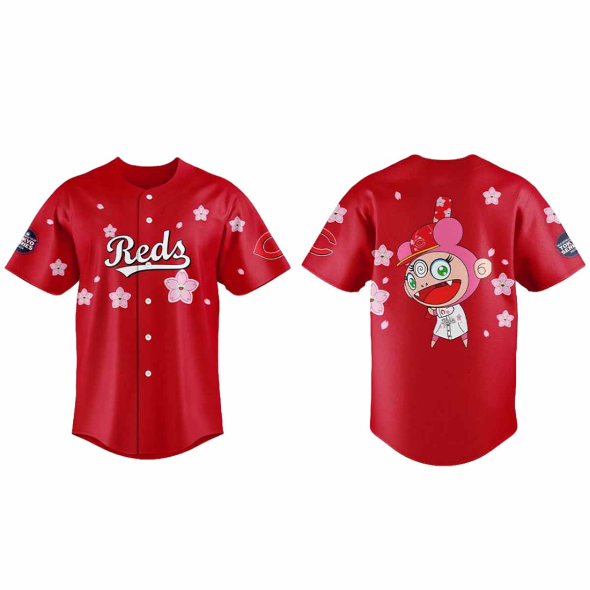 Reds Takashi Murakami Tokyo Series 2025 Jersey Reds Takashi Murakami Tokyo Series 2025 Jersey