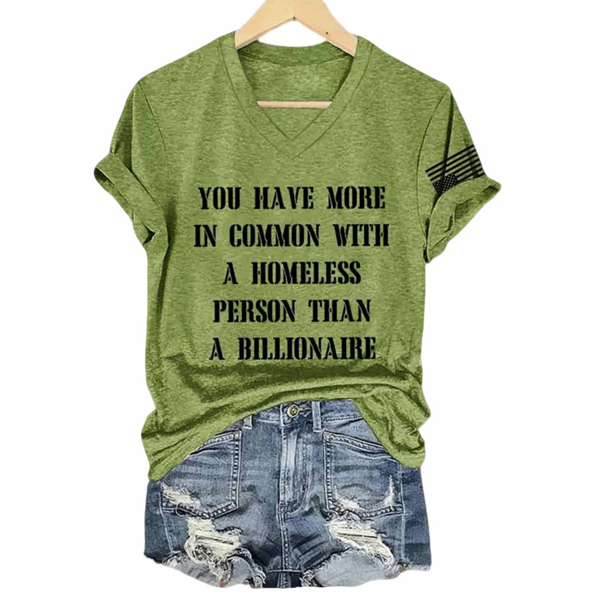 Retro You Have More In Common A Homeless Person Than A Billionaire Shirt Retro You Have More In Common A Homeless Person Than A Billionaire Shirt