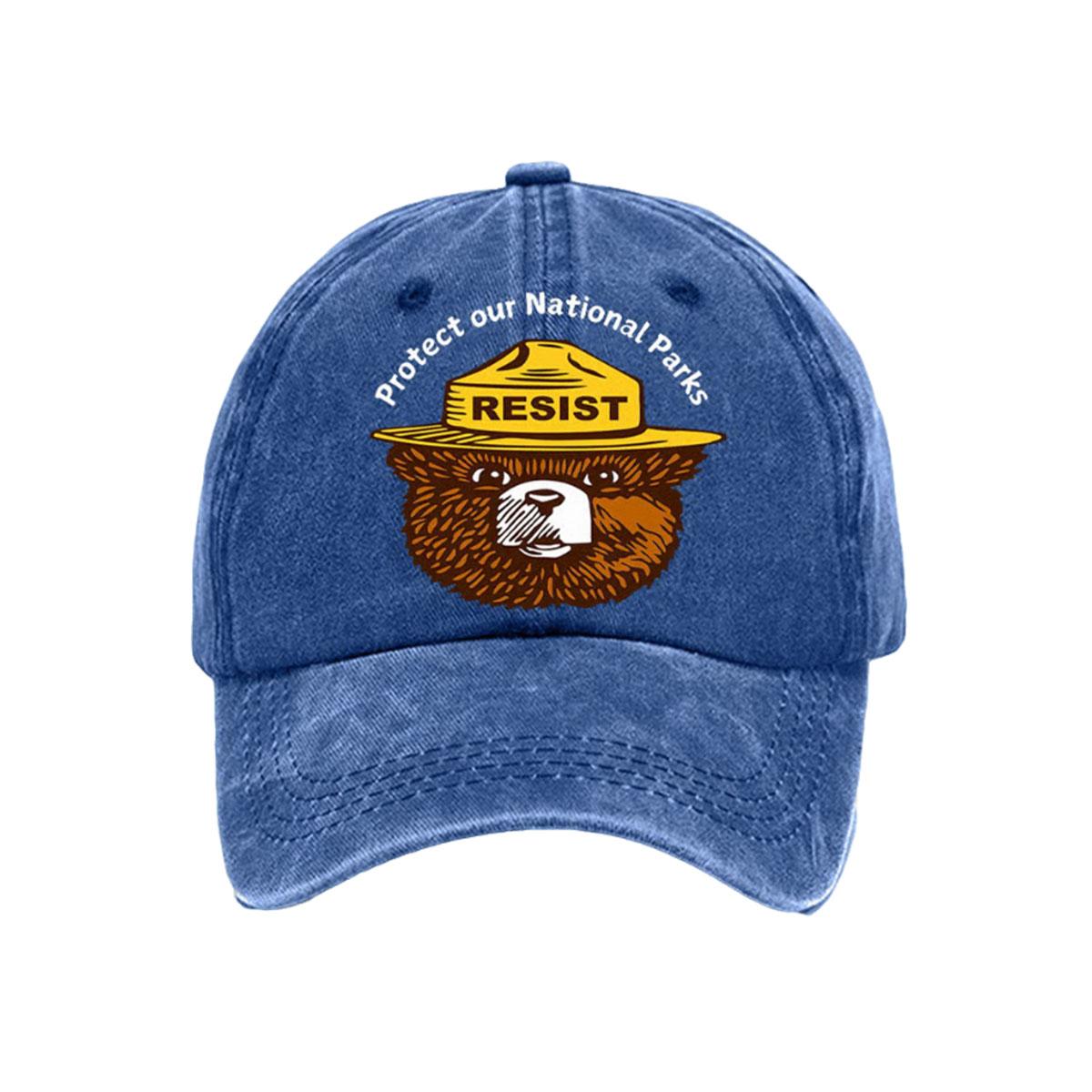 Smokey Bear Protect Our National Parks Hat Smokey Bear Protect Our National Parks Hat