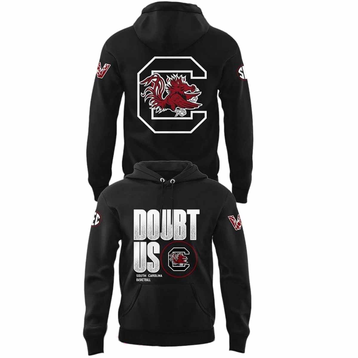 South Carolina Women’s Basketball Doubt Us Hoodie South Carolina Womens Basketball Doubt Us Hoodie