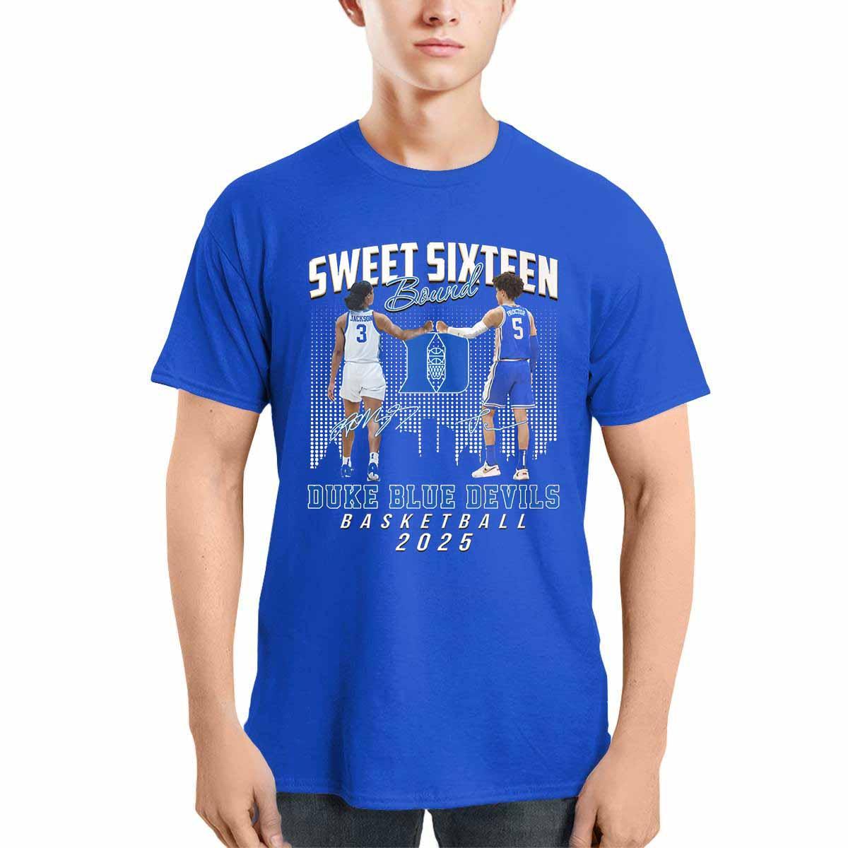 Sweet Sixteen Bound Blue Devil Basketball 2025 Shirt Sweet Sixteen Bound Blue Devil Basketball 2025 Shirt