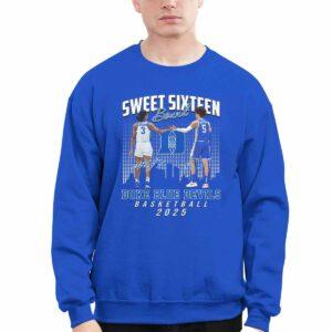 Sweet Sixteen Bound Blue Devil Basketball 2025 Shirt 2 Sweet Sixteen Bound Blue Devil Basketball 2025 Shirt