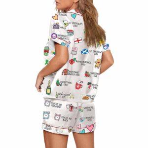 UK Yearly Events Planner Pajama Set 1 UK Yearly Events Planner Pajama Set