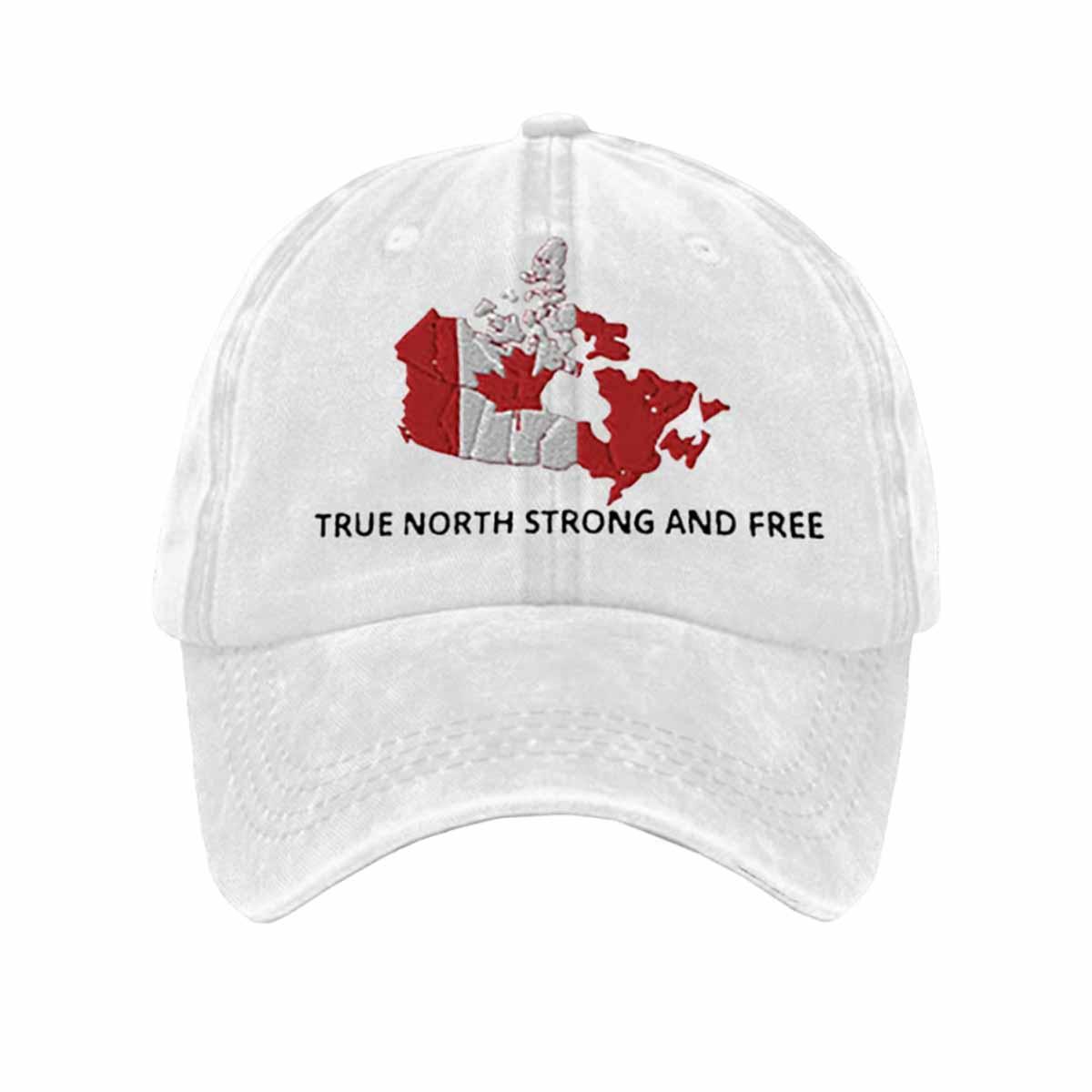 Unisex Canada True North Strong And Free Est 1867 Print Baseball Cap Unisex Canada True North Strong And Free Est 1867 Print Baseball Cap