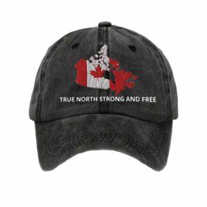 Unisex Canada True North Strong And Free Est 1867 Print Baseball Cap 1 Unisex Canada True North Strong And Free Est 1867 Print Baseball Cap