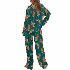 Vintage Tiger Pajama Set For Women 1 Vintage Tiger Pajama Set For Women