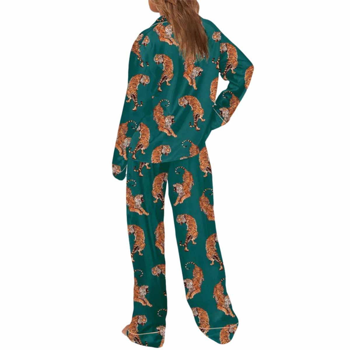 Vintage Tiger Pajama Set For Women Vintage Tiger Pajama Set For Women