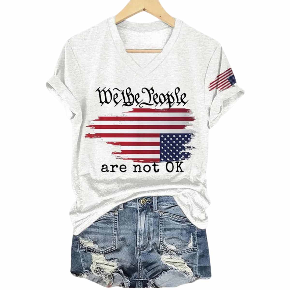 We The People Are Not Ok America Shirt We The People Are Not Ok America Shirt