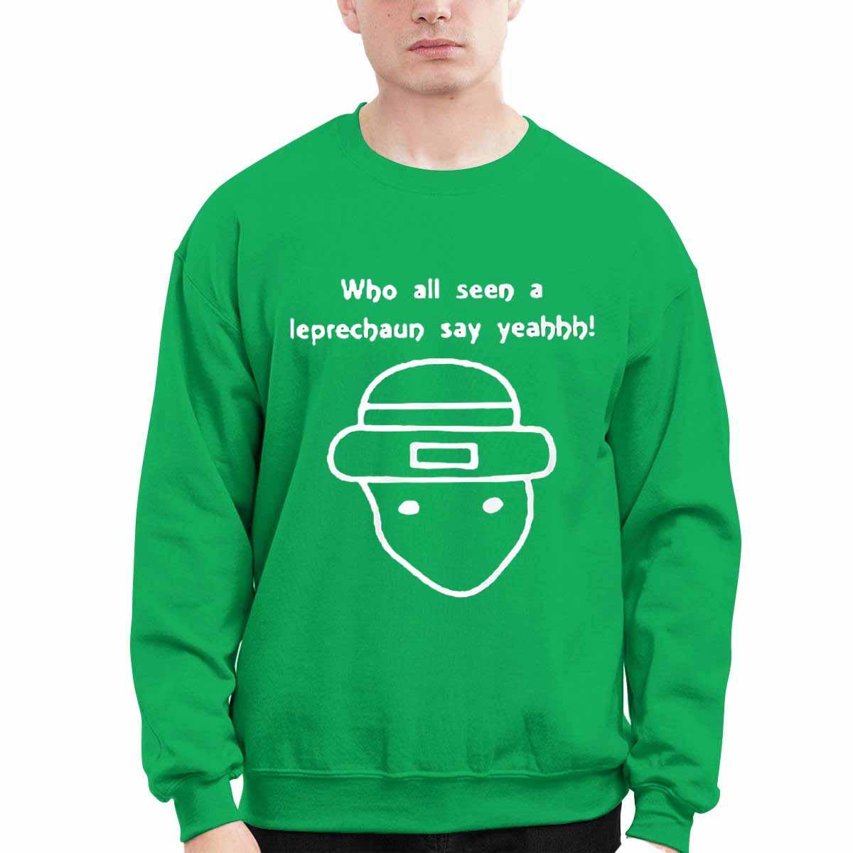 Who All Seen A Leprechaun Say Yeah Shirt Who All Seen A Leprechaun Say Yeah Shirt