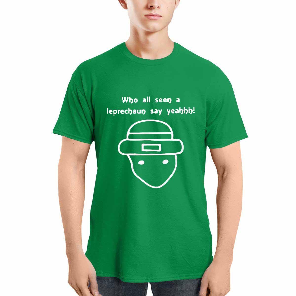 Who All Seen A Leprechaun Say Yeah Shirt Who All Seen A Leprechaun Say Yeah Shirt