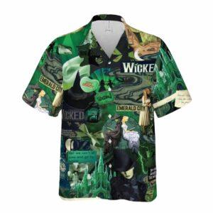 Wicked Emerald City Hawaiian Shirt Wicked Emerald City Hawaiian Shirt