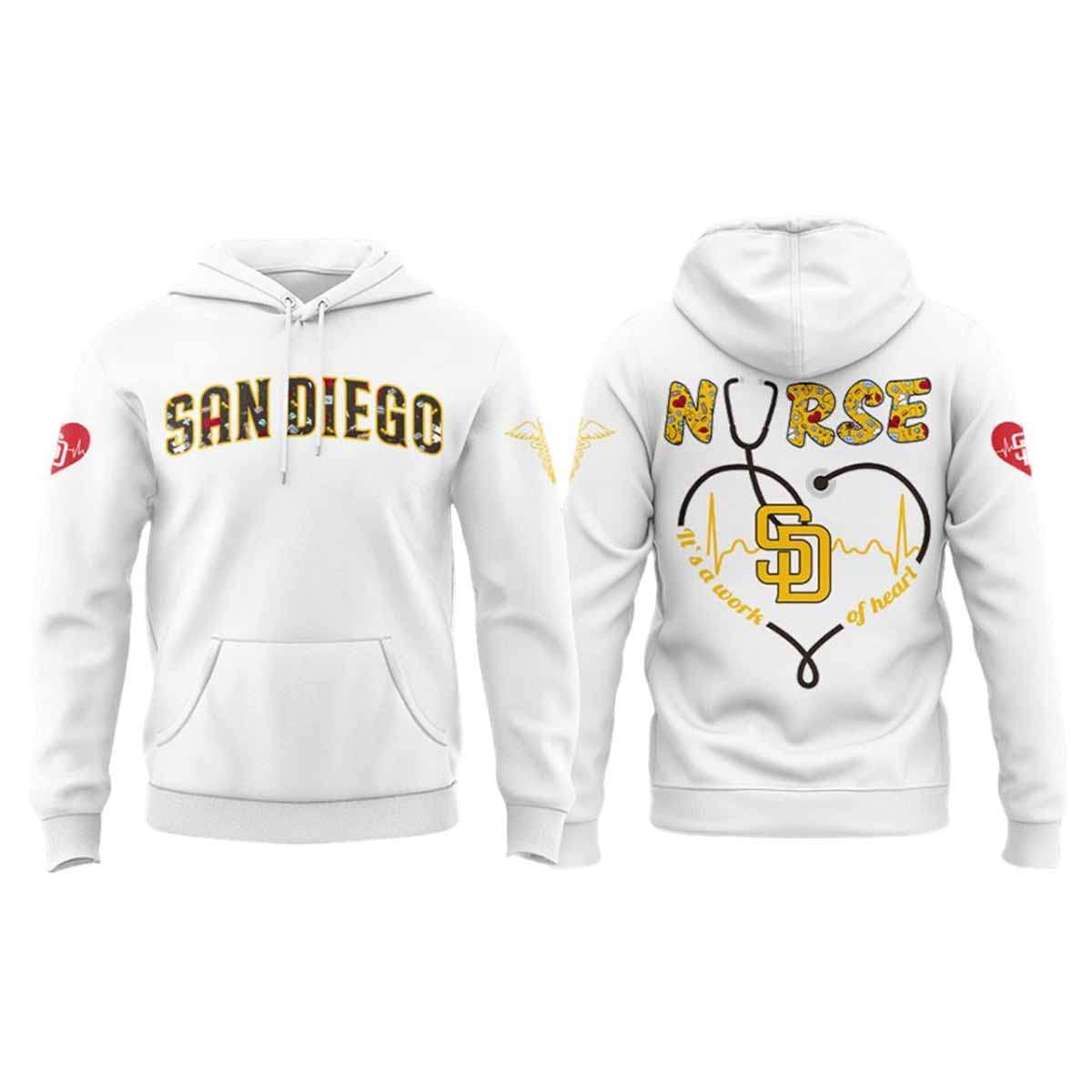2025 Padres Nurses Appreciation Hoodie 2025 Padres Nurses Appreciation Hoodie