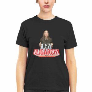 Aoc See Through Fight Oligarchy Shirt