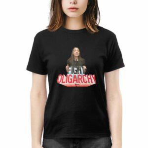 Aoc See Through Fight Oligarchy Shirt
