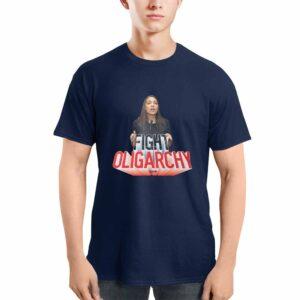 Aoc See Through Fight Oligarchy Shirt