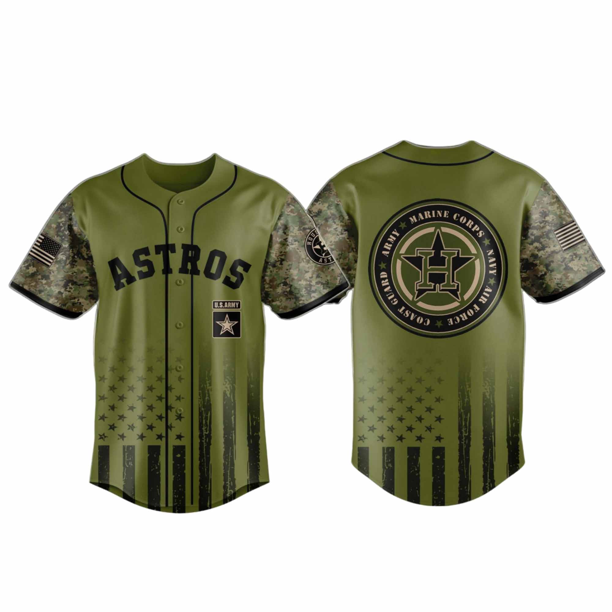 Astros Military Appreciation Night 2025 Jersey Astros Military Appreciation Night 2025 Jersey